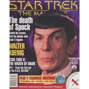 Star Trek The Magazine 2002 September The Death of Spock Walter Koenig C-9